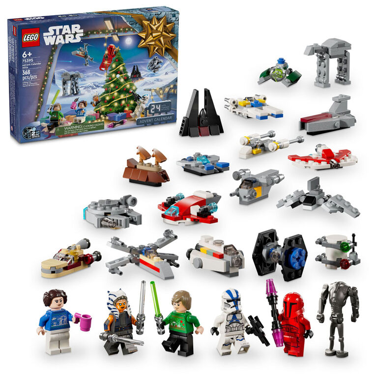 LEGO Star Wars Le calendrier de l'Avent 2024 Jouet de construction 75395