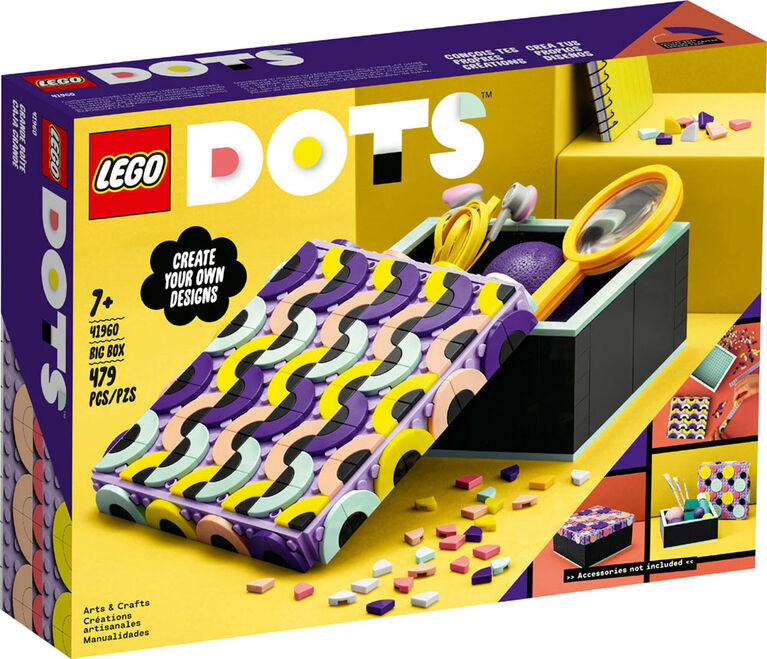 LEGO DOTS Grande boîte 41960 Ensemble créatif de décoration artisanale (479 pièces)