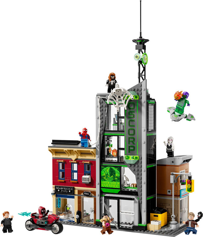 LEGO Marvel Spider-Man vs. Oscorp Pretend Play Building Toy for Kids, Boys & Girls, Ages 10+ - 76324