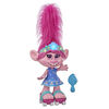 DreamWorks Trolls World Tour - Dancing Hair Poppy Interactive Talking Singing Doll with Moving Hair - English Edition