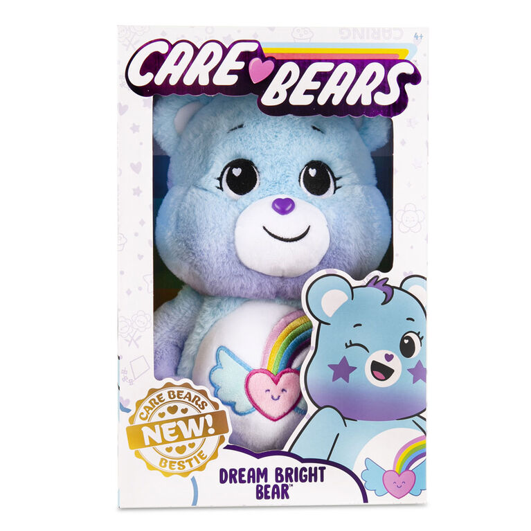 Peluche Care Bears 14" - Dream Bright Bear - Matériau doux et confortable !