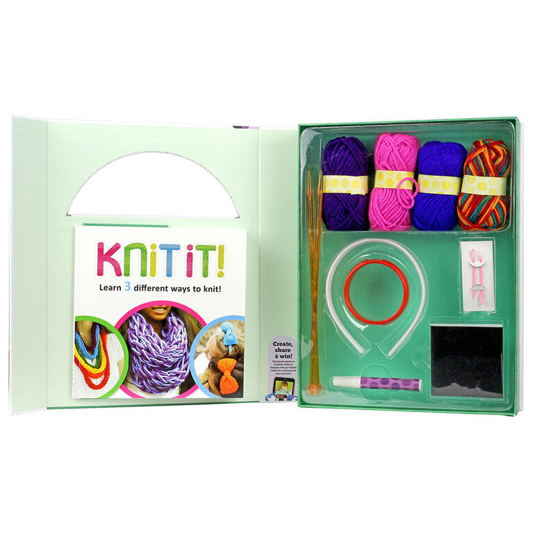 SpiceBox Children's Activity Kits Make and Play Knit It! - English Edition