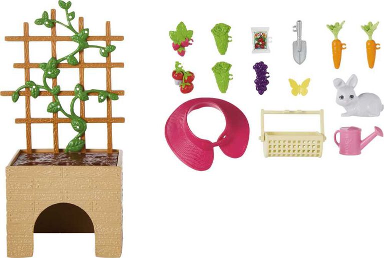 Barbie Doll and Gardening Playset with Pet and Accessories