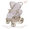 Doll Mabelle Twin Stroller, Little Flora