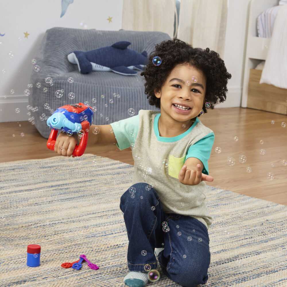 Marvel Spidey et ses Amis Extraordinaires Water-Webs, Lance-bulles, jouet de déguisement électronique