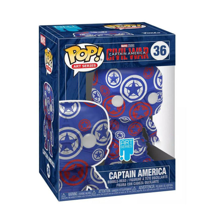 Funko POP! Collector's Box: Captain America Marvel Patriotic Age POP and Tee (M)
