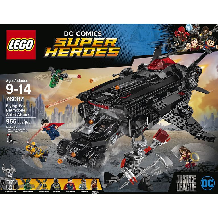 LEGO Super Heroes Justice League Flying Fox: Batmobile Airlift Attack ...