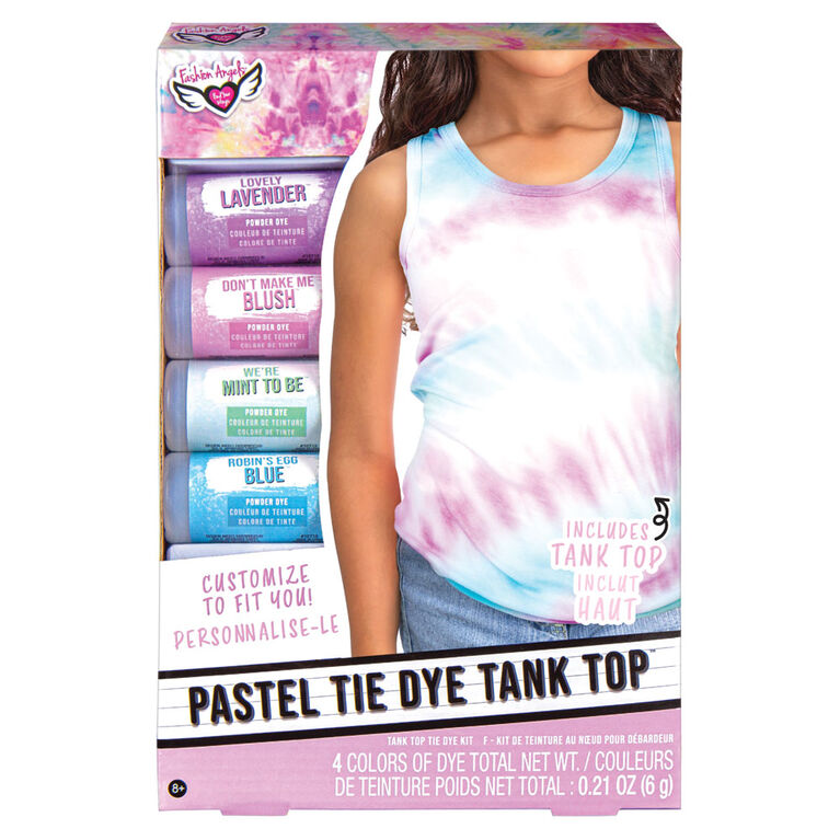 Tie Dye Tank Top-Pastel