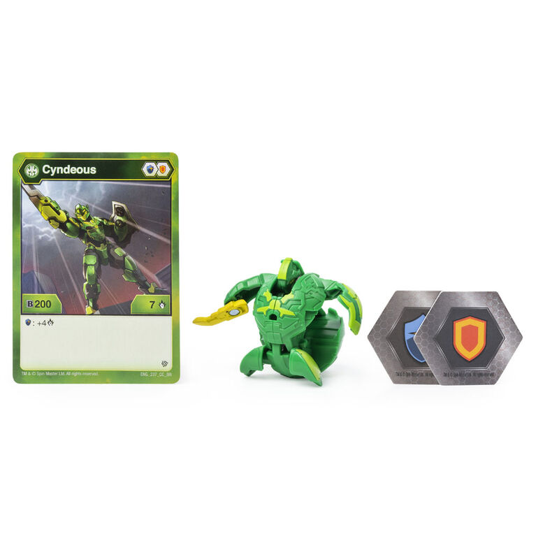 Bakugan, Ventus Cyndeous, 2-inch Tall Collectible Action Figure and Trading Card