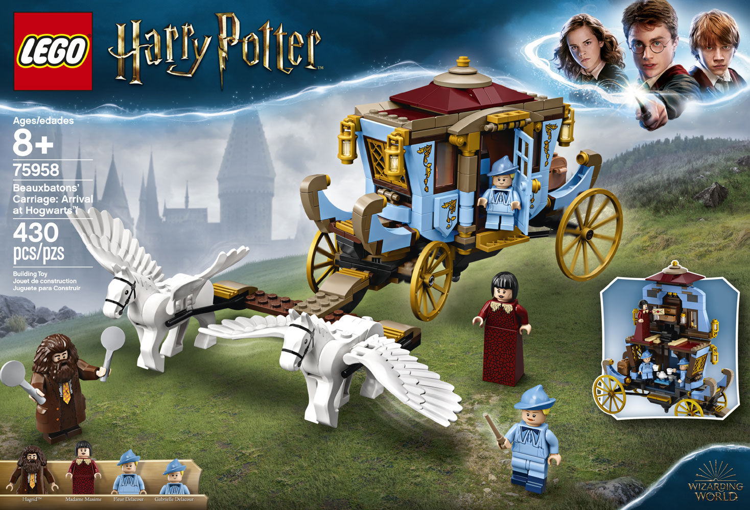 lego beauxbatons carriage