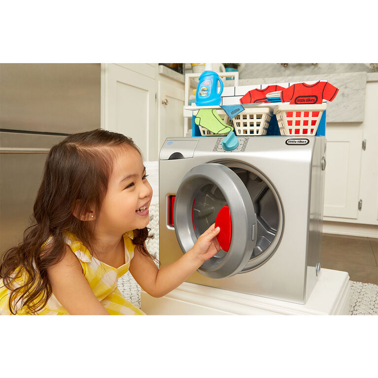 Premier lave-linge/sèche-linge Little Tikes : appareil de jeu réaliste pour les enfants - Édition anglaise