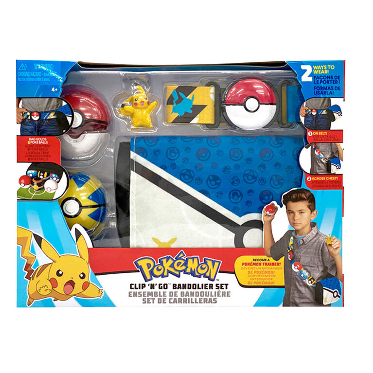 Pokémon Bandolier Set - Poke Ball, Quick Ball, and Pikachu #6