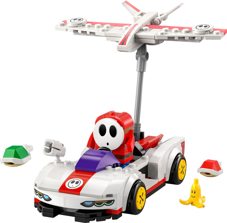 LEGO Super Mario: Mario Kart - Shy Guy & P-Wing Building Toy - Pretend Play Set for Ages 7+ - 72045
