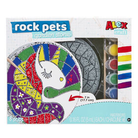 ALEX Rock Pets Unicorn Garden Stone