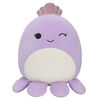 Squishmallows 7.5" - Violet the Purple Octopus with Crown