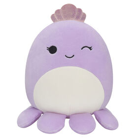 Squishmallows 7.5" - Violette la Pieuvre Violette avec Couronne