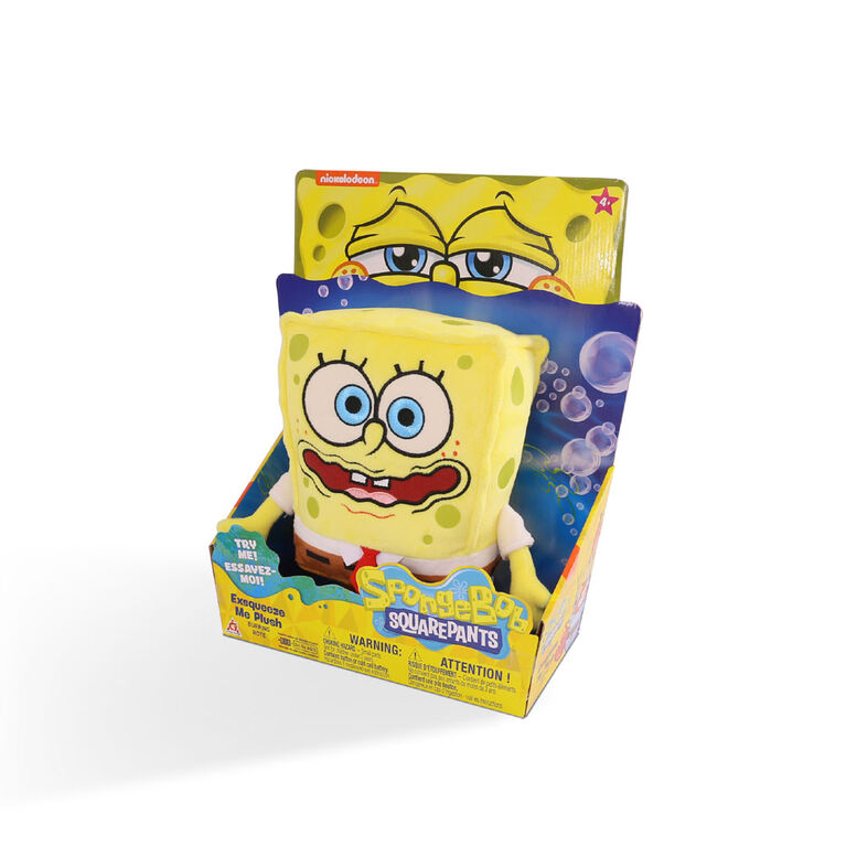 SpongeBob SquarePants - Exsqueeze Me Plush - Burping SpongeBob