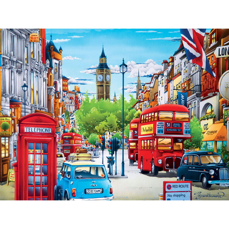 Travel Diary London - 550 Piece Jigsaw Puzzle - English Edition