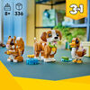 LEGO Creator 3 in 1 Cute Animals: Playful Puppy Dog Building Toy for Girls & Boys, Ages 8+ - 31382