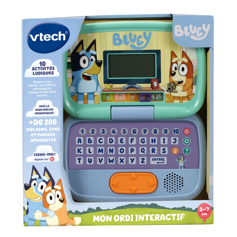 VTech Bluey Game Time Laptop - French Edition