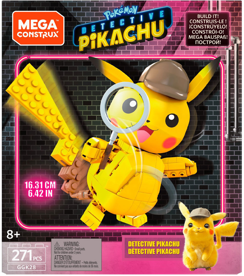 Mega Construx Pokemon Detective Pikachu 232 Pieces Kid Toy Gift New - detective pikachu roblox