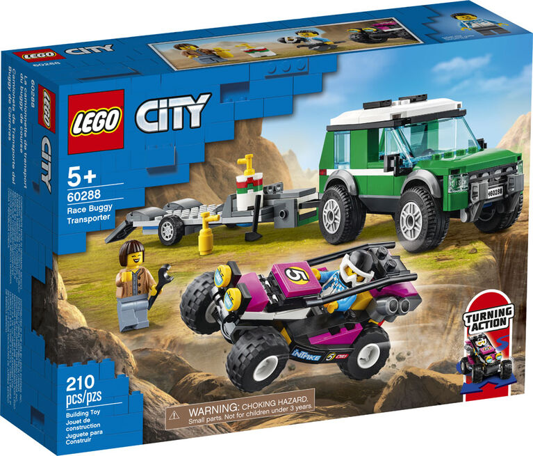 LEGO City Great Vehicles Race Buggy Transporter 60288 (210 pieces)