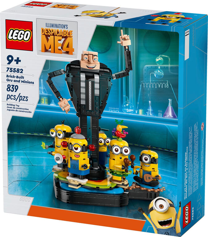 Ensemble LEGO Détestable Moi 4 Gru et Minions en briques 75582