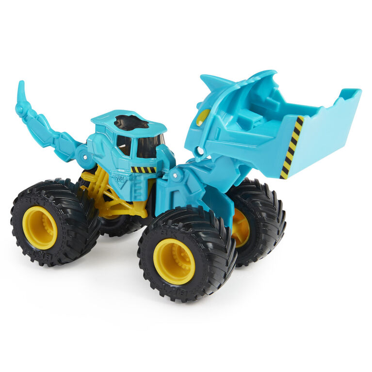 Monster Jam, Official Scoopz Dirt Squad Scooper Monster Truck with Moving Parts, 1:64 Scale Die-Cast Vehicle