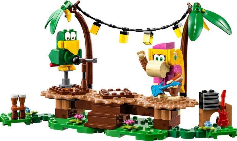 LEGO Super Mario Dixie Kong's Jungle Jam Expansion Set 71421 Building Toy Set (174 Pieces)