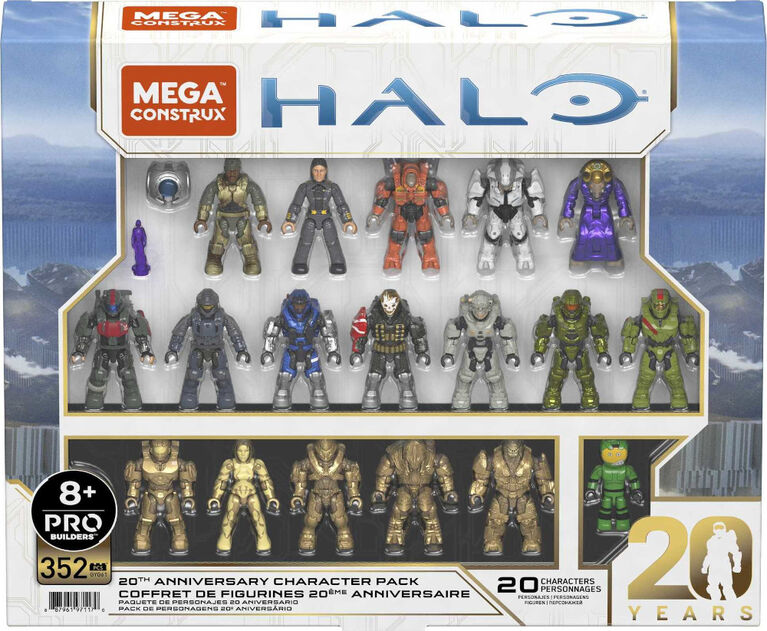 Mega Construx Halo 20th Anniversary Character Pack Halo Infinite Construction Set