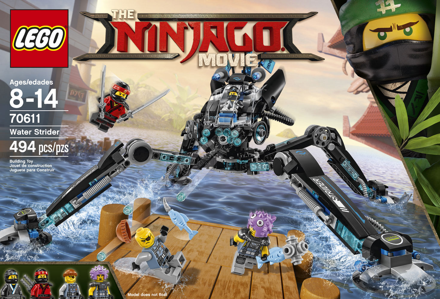 Lego ninjago movie 70611 shop