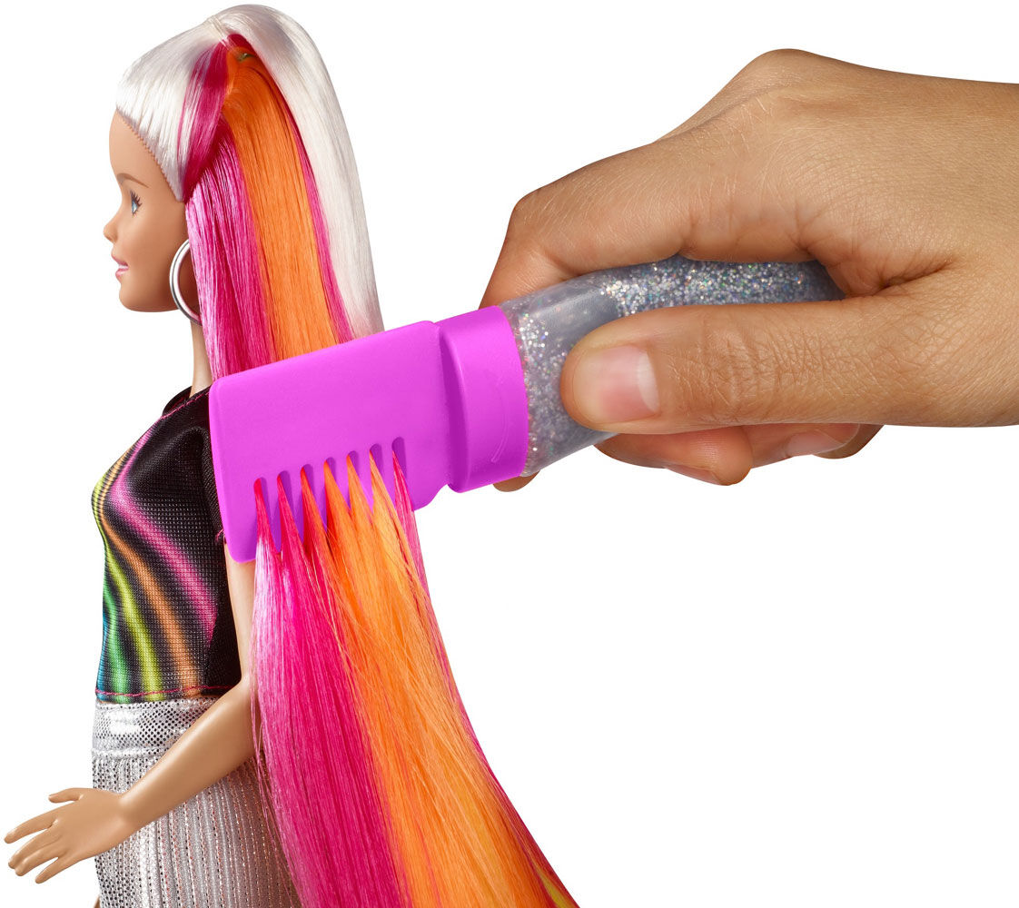 Barbie Fashion and Beauty Rainbow Sparkle Hair Doll Kid Girl Toy Gift