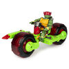 Rise of the Teenage Mutant Ninja Turtles - Moto carapace avec figurine articulée Raphael