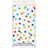 Rainbow Polka Dots Nappe en Plastique 54" x 84"