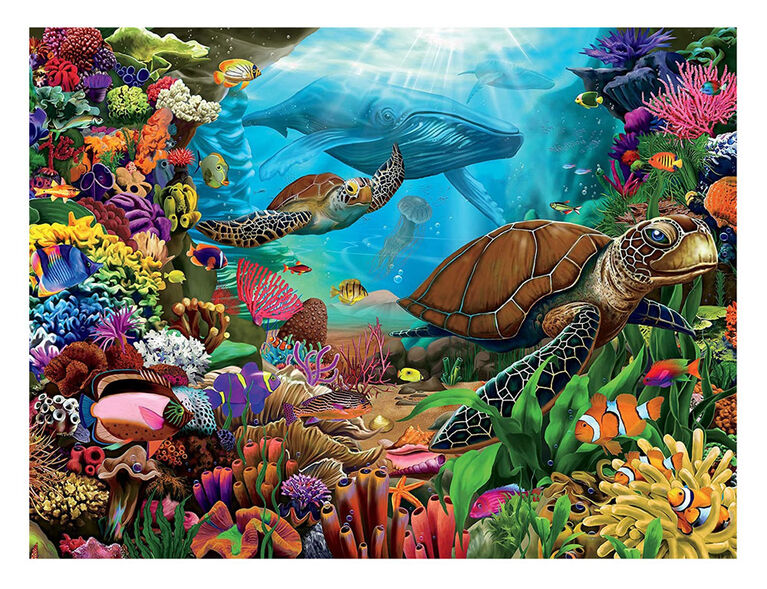 Ceaco 1500-Piece Puzzle Turtle's Ocean Voyage