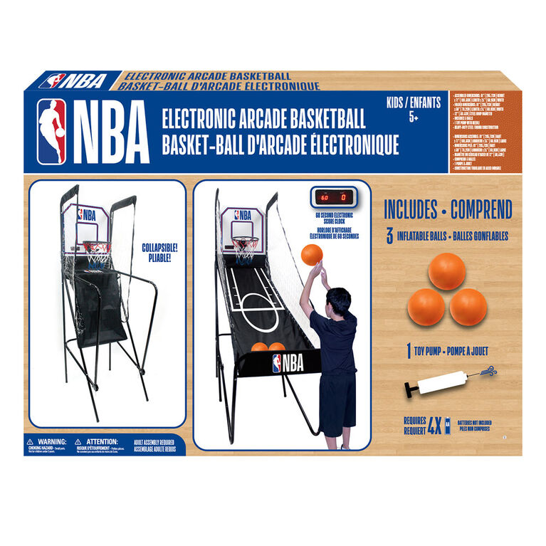 NBA Jeu de basket-ball d'arcade électronique pour 1 joueur - Notre  exclusivité