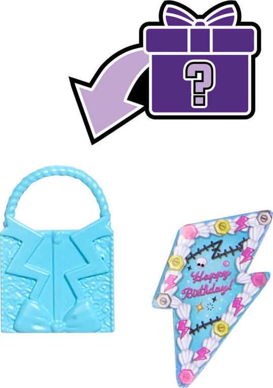 Monster High Scary Sweet Birthday Frankie Stein Doll in Party Dress with Balloon & Gift