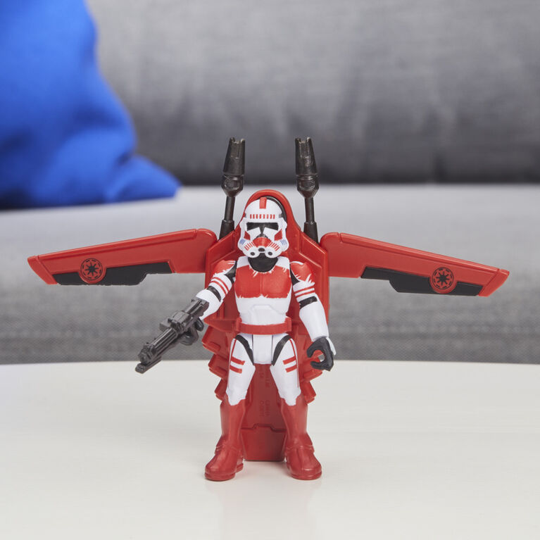 Star Wars Mission Fleet Gear Class Shock Trooper Secure the City 2.5-Inch-Scale Figure and Vehicle