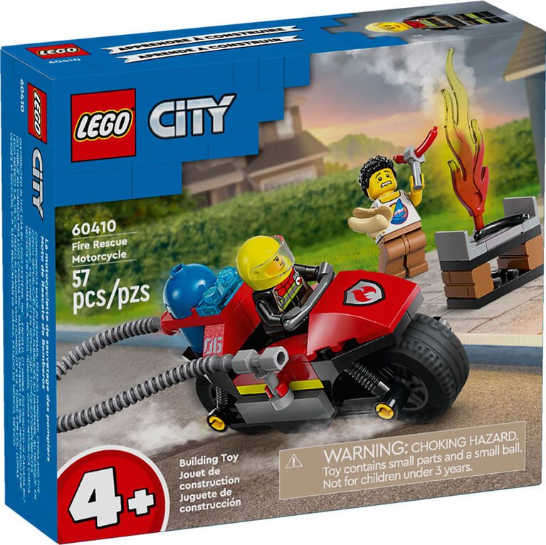 Ensemble de construction* LEGO City La motocyclette de sauvetage des pompiers 60410