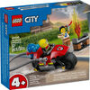 LEGO City Fire Rescue Motorcycle Toy Building Set 60410