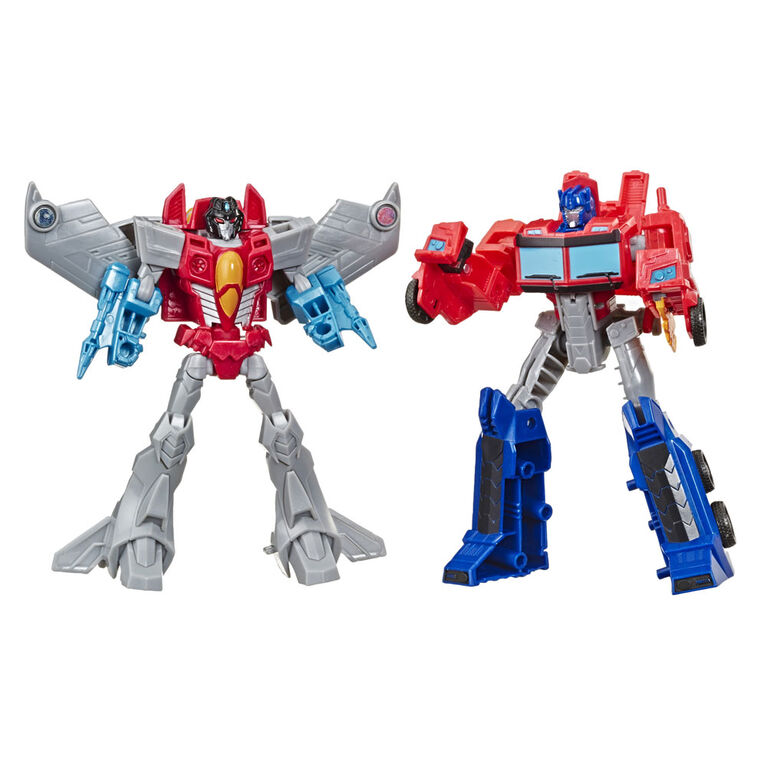 Transformers Cyberverse Warrior Class Action Attackers Optimus Prime