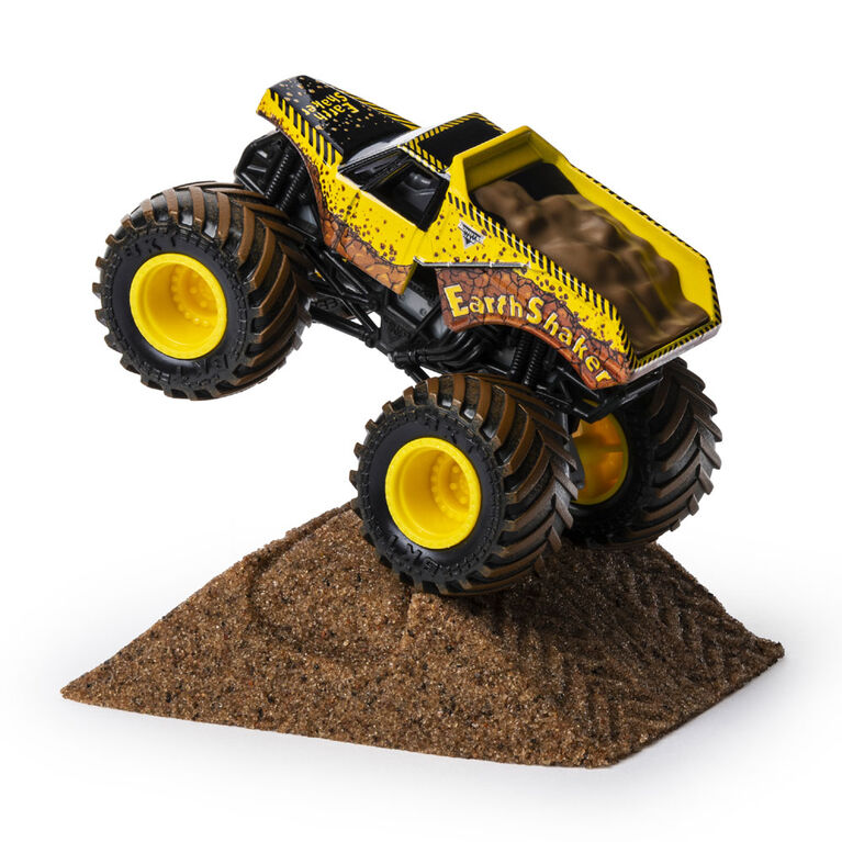 Monster Jam, Coffret débutant Monster Dirt Earth Shaker, avec 226 g (8 oz) de Monster Dirt et un monster truck Monster Jam