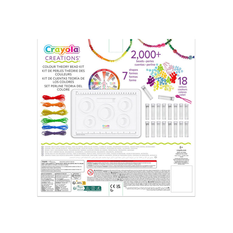 Ensemble de perles Crayola Creations Colour Theory