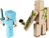Minecraft Toys, 2-Pack of Action Figures, Gifts for Kids