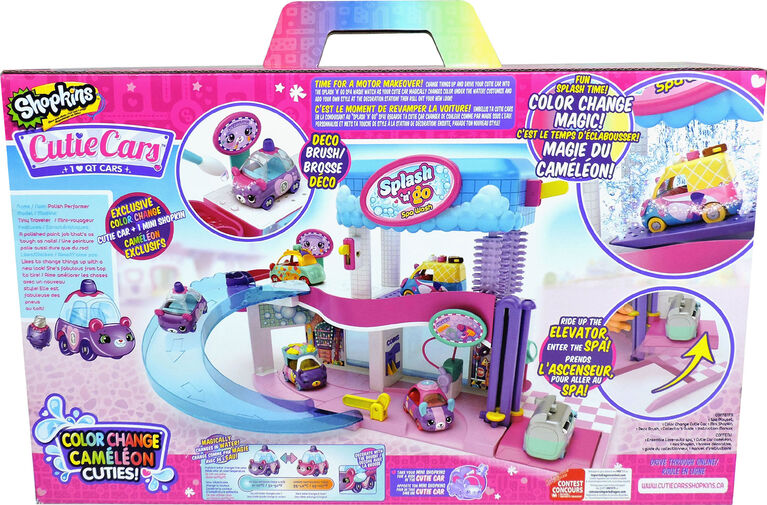 Shopkins Cutie Cars Splash N Go Spa Wash Toys R Us Canada