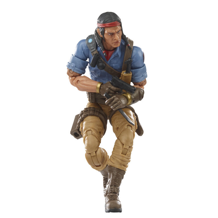 G.I. Joe Classified Series Spirit Iron-Knife Action Figure 36 Collectible Premium Toy, Custom Package Art