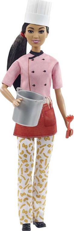 Barbie Pasta Chef Brunette Doll (12-in/30.40-cm) and Accessories