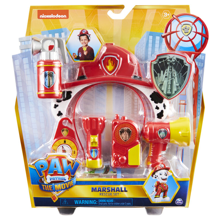 PAW Patrol, Marshall Movie Rescue 8-Piece Role Play Set for Pretend Play