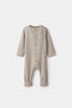 RISE Little Earthling Drop Crotch Romper Oatmeal