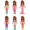 Polly Pocket 2 Dolls and 25 Accessories, Color-Change Seashine Mermaid Fashion Pack